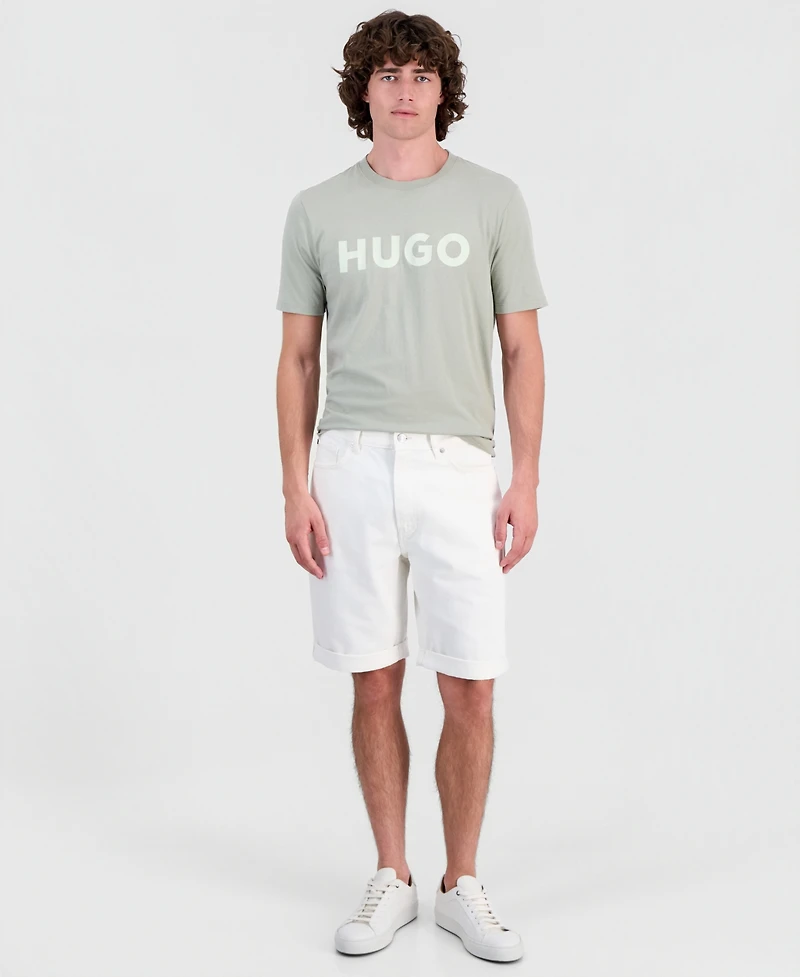 Hugo by Boss Men's Tapered-Fit Jean Shorts