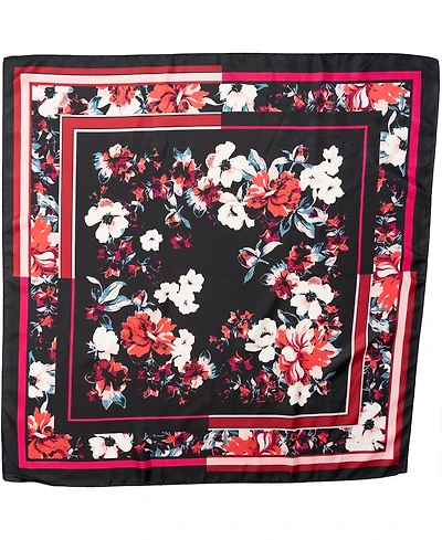 Vince Camuto Posy Floral Border Square Scarf