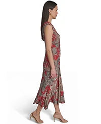 Tommy Hilfiger Women's V-Neck Printed Dress