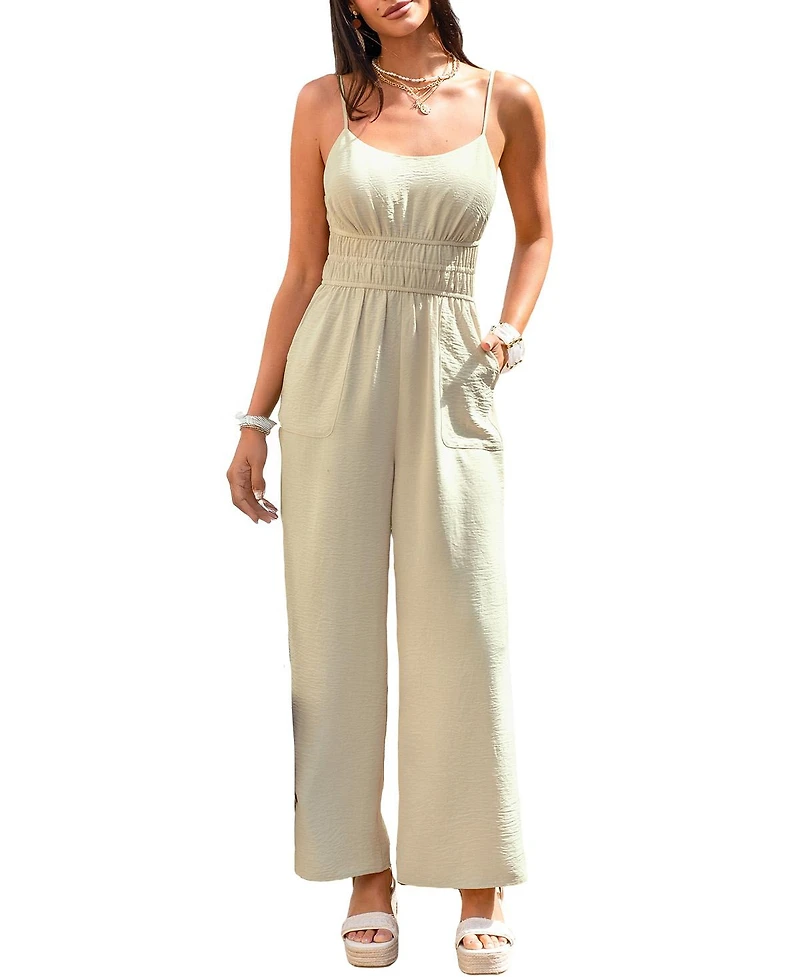 Cupshe Women's Square Neck Unlined Jumpsuit