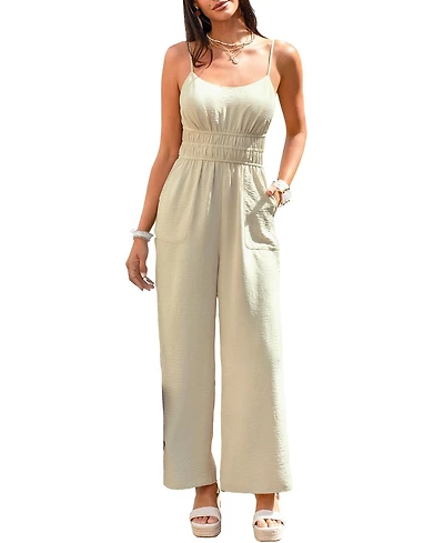 Cupshe Women's Square Neck Unlined Jumpsuit