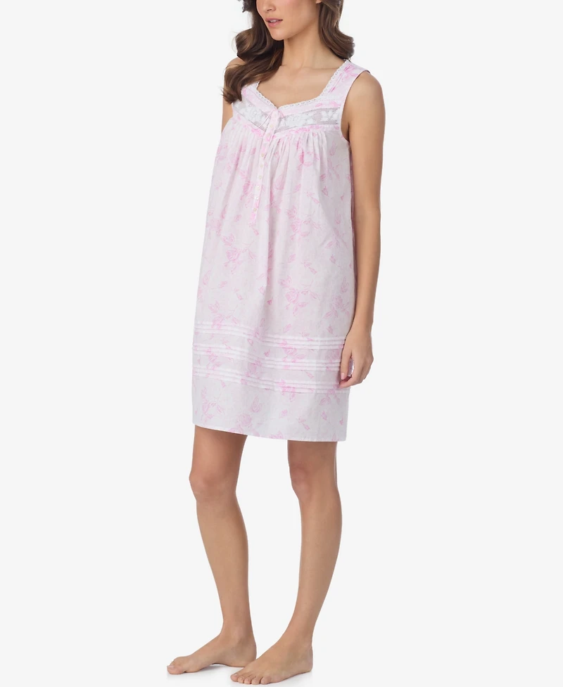 Eileen West Women's Sleeveless Short Chemise