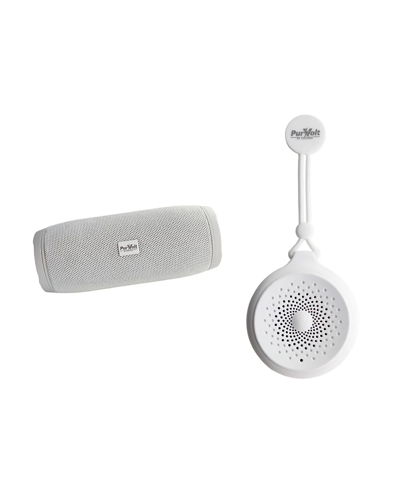 Pursonic Peak Wireless Speaker and Pursonic Waterproof Wireless Speaker Bundle - 360degree(s) Hi-Res Sound Anywhere, Anytime