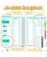 Gnuadz Teacher Planner 2026-2027 Hardcover Lesson Plan
