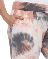White Mark Plus Tie Dye Lounge Jogger Pants