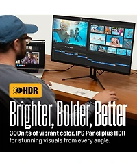 Westinghouse 27" Full Hd Ips Monitor, 120Hz, 1ms, Hdr, Adaptive Sync, Built-in Speakers, Hdmi & Vga