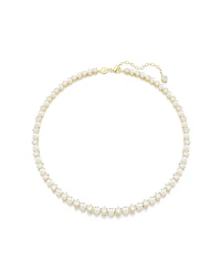 Swarovski Gold-Tone Plated Cubic Zirconia Tennis Necklace