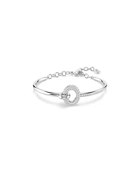 Swarovski Rhodium-Plated Dextera Bangle Bracelet