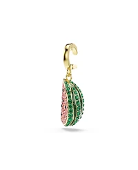 Swarovski Gold-Tone Plated Watermelon Slice Charm