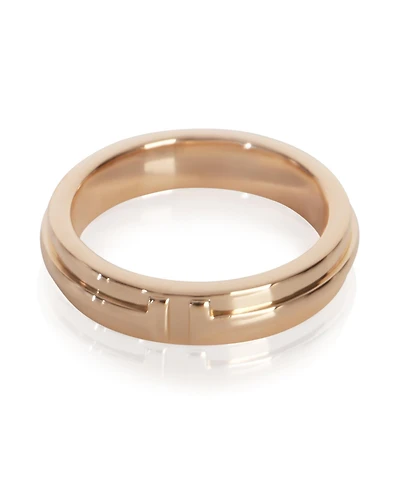 Pre-Owned Tiffany & Co Rose Gold Tiffany T Narrow Ring