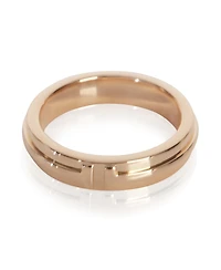Pre-Owned Tiffany & Co Rose Gold Tiffany T Narrow Ring
