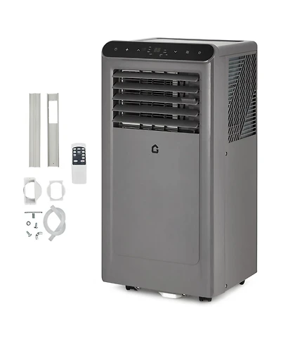 Xo 8,000 Btu Portable 3-in-1 Ac with Remote, Led Touch Panel, Quiet Sleep Mode and Window Kit for Up to 350 Sq. Ft