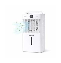 Xo White Portable Air Conditioner Fan, 3 Fan Speeds, 1600ml Tank, Remote Control, 2/4/8 Hour Timer, Adjustable Airflow