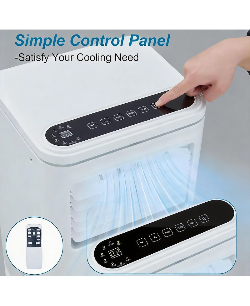 Xo 10000 Btu Portable Air Conditioners, with Cooling, Dehumidifier and Fan