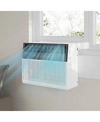 Xo U-Shaped 3 in 1 6000 Btu Window Air Conditioner with Remote and WiFi App Control for Office, Bedroom, 115V