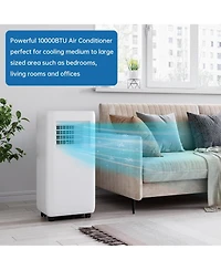 Xo 10,000 Btu Portable Air Conditioner with Remote Control, Quiet Operation, for Rooms up to 450 sq.ft.