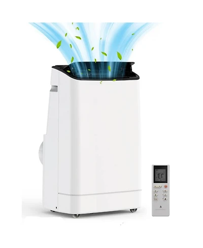 Xo 14000 Btu Free Standing Portable Air Conditioners with Remote Control with Fan and Dehumidifier, Cools Room up to 750 sq.ft.