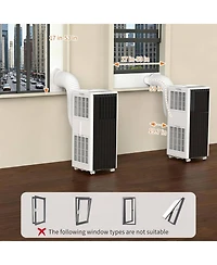 Xo 8000 Btu Plus Portable Air Conditioners, 3 in 1 with Cool, Dry, Fan Modes for Bedroom up to 350 Sq.Ft.