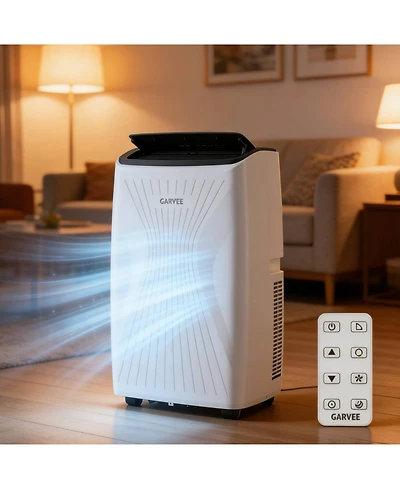 Xo 3-in-1 14,000 Btu Portable Air Conditioner with Cooling Dehumidifier and Fan, Remote Control for Rooms Up to 700 Sq. Ft.