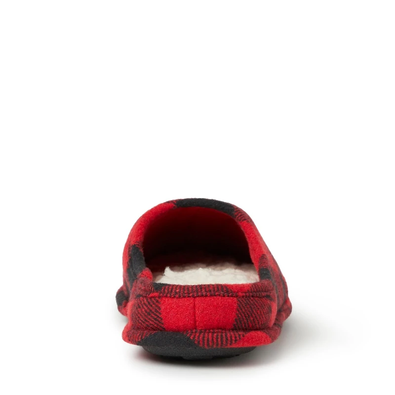 Dearfoams Family Plan Buffalo Check Slipper