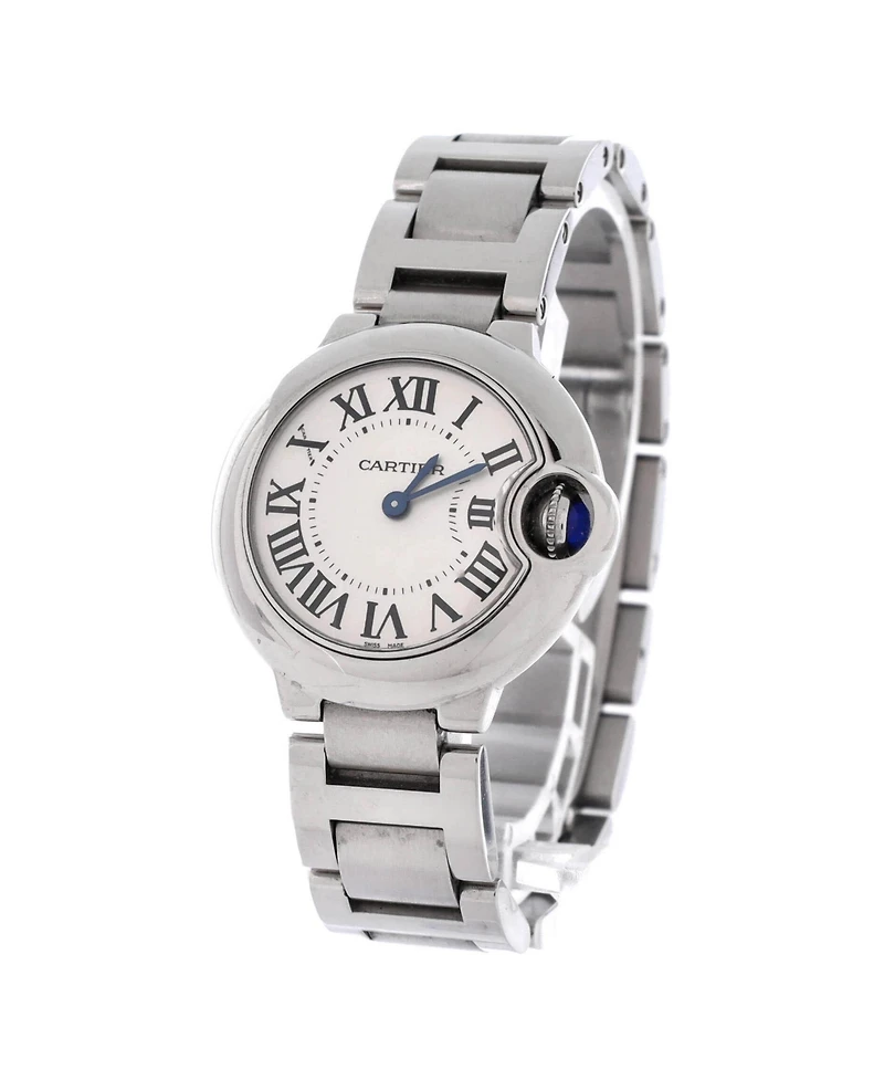 Pre-Owned Cartier Ballon Bleu de Cartier Quartz Watch in Stainless Steel 28mm