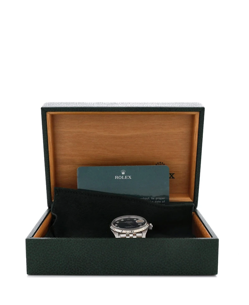 Pre-Owned Rolex Oyster Perpetual Datejust Automatic Watch in Stainless Steel and Gold with Diamond Markers 36mm