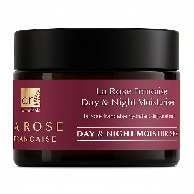 Dr. Botanicals La Rose Francaise Duo Day and Night Moisturiser 50milliliter