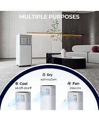 Ecooso 8000 Btu(Ashrae) 3-in-1 Air Cooler with Dehumidifier and Fan Mode