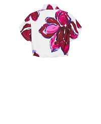 City Chic Women's Holiday Bloom Print Shirt