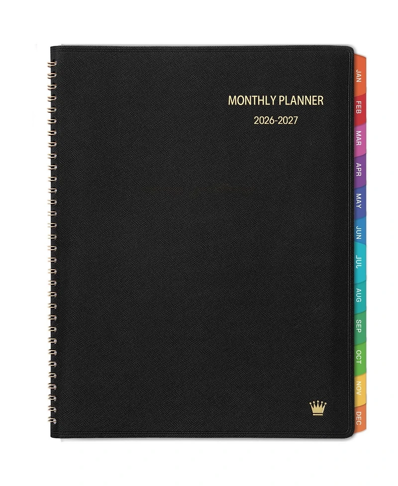 Gnuadz Monthly Planner 2026-2027 18 Month July 2026-Dec 2027 Tabs Pocket Twin-wire