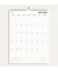 Gnuadz 2026-2027 Wall Calendar Spiral-Bound Thick Paper Includes Hanging Hook Business Style Design