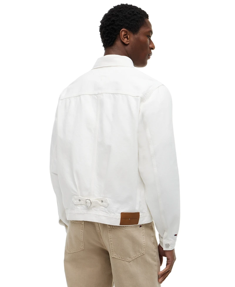 Tommy Hilfiger Men's Garment Dyed Trucker Jacket