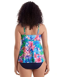 ShapeSolver Women's Printed V-Neck Tankini