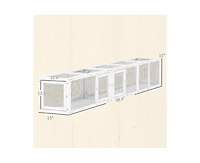Aostirmotor Multifunctional Cat Tunnel & Play Cage: Interactive Toy with Removable Balls for Indoor Cats