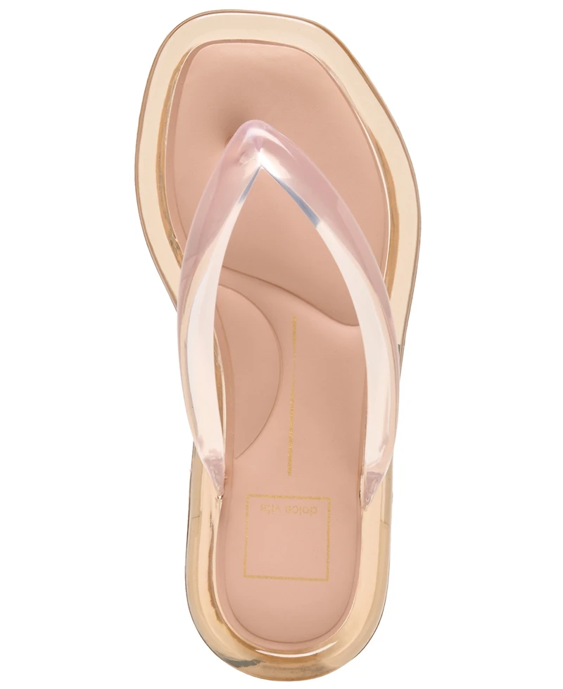 Dolce Vita Women's Jozey Jelly Footbed Thong Sandals