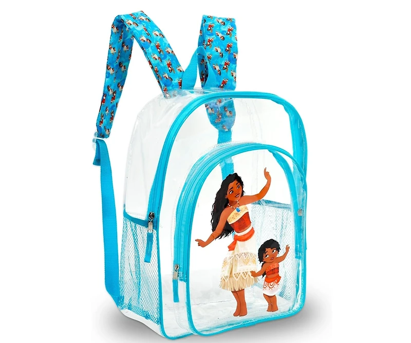 Disney Moana 2 Transparent 16 Inch Clear Backpack