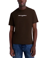 Karl Lagerfeld Paris Men's Core Logo Short-Sleeve T-Shirts