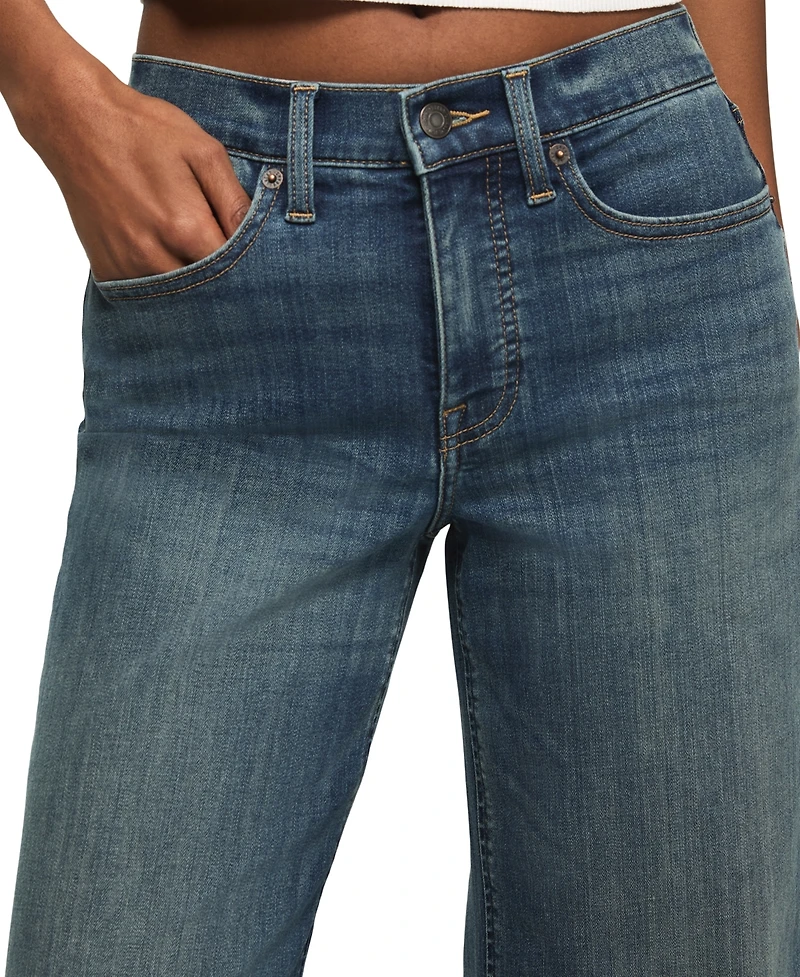 Lucky Brand Women's Stevie High-Rise Wide-Leg Jeans