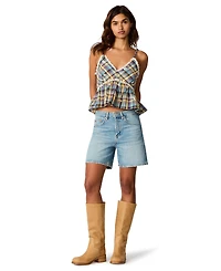 Steve Madden Women's Bryna Sleeveless Embroidered Top