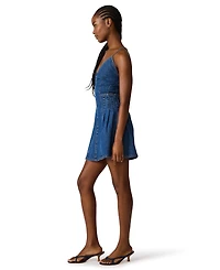 Steve Madden Women's Dianne Sleeveless Denim Mini Dress