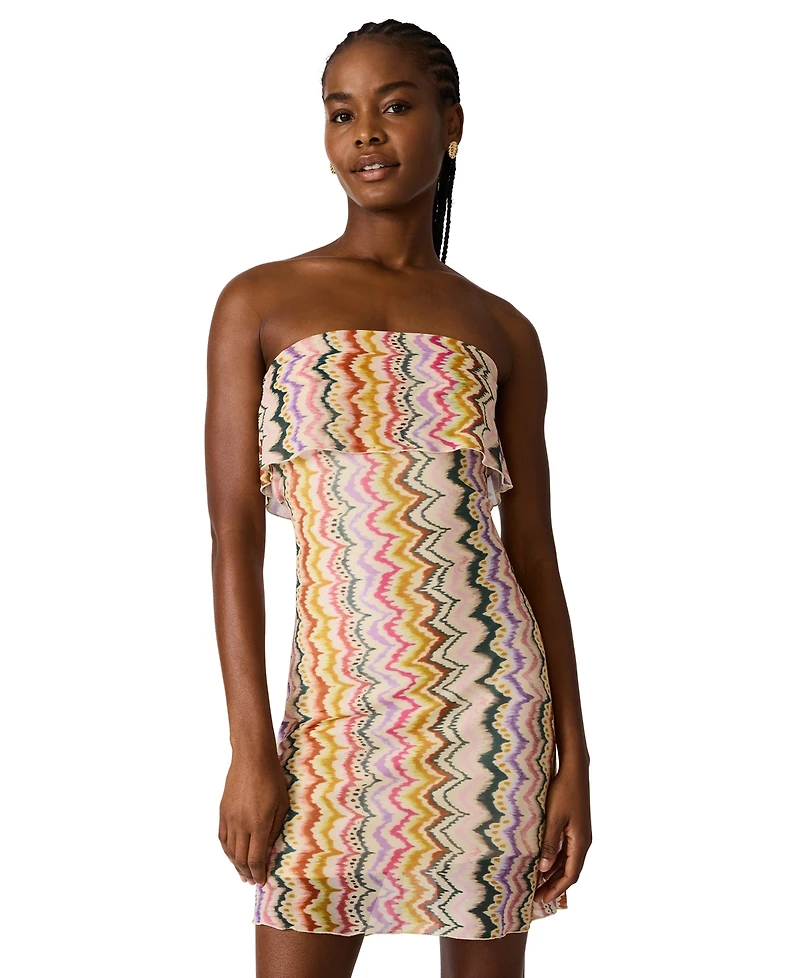 Steve Madden Women's Bryar Strapless Mini Dress