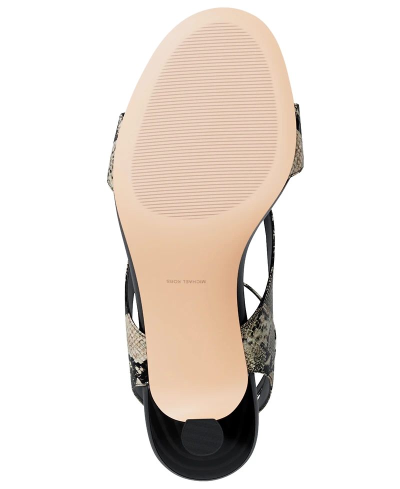 Michael Kors Women's Cherie Strappy Mid Dress Sandals