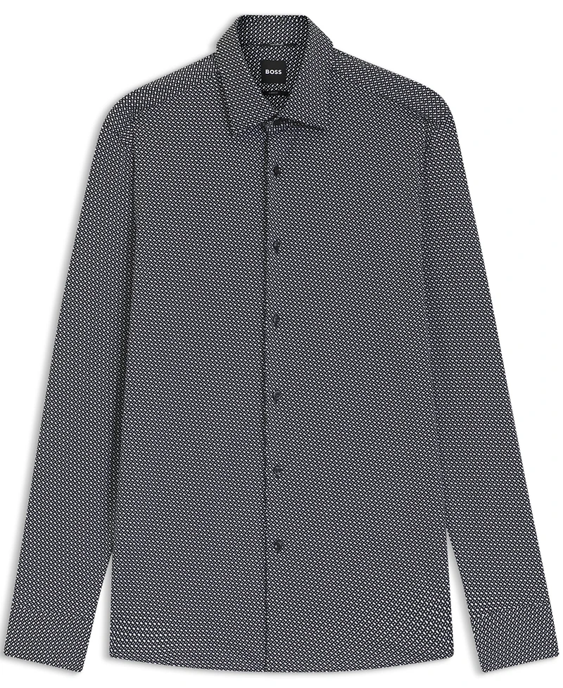 Boss by Hugo Men's Performance-Stretch Fabric Slim-Fit Dress Shirt