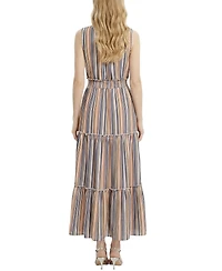 Ny Collection Petite Sleeveless Crinkled Maxi Dress