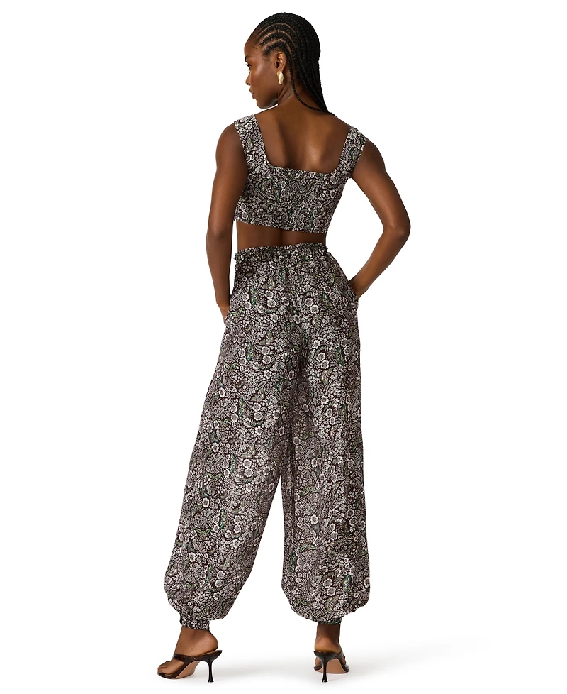 Steve Madden Women's Livy Genie High-Rise Ankle Pants