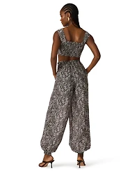 Steve Madden Women's Livy Genie High-Rise Ankle Pants
