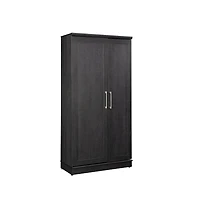 Sauder HomePlus Storage Cabinet, Raven Oak finish