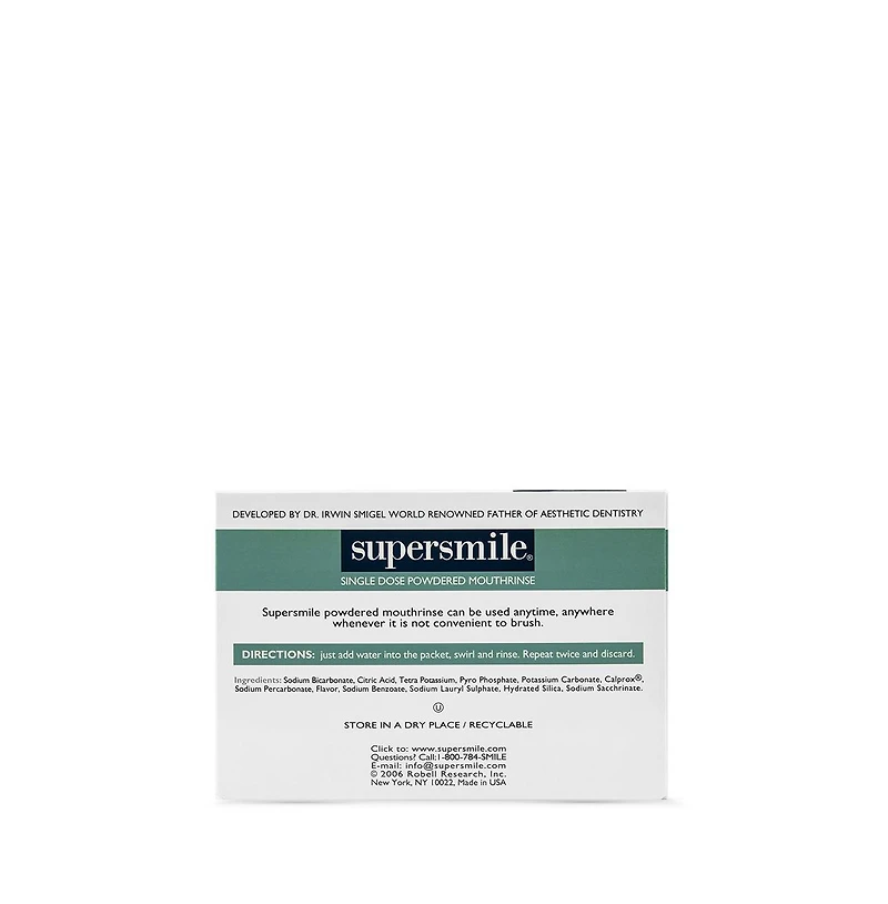 Supersmile Single Dose Powdered Mouthrinse 60pk