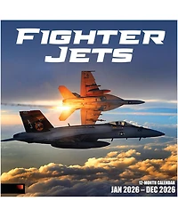 Gnuadz Fighter Jets 2026 Wall Calendar Aircraft Airplane