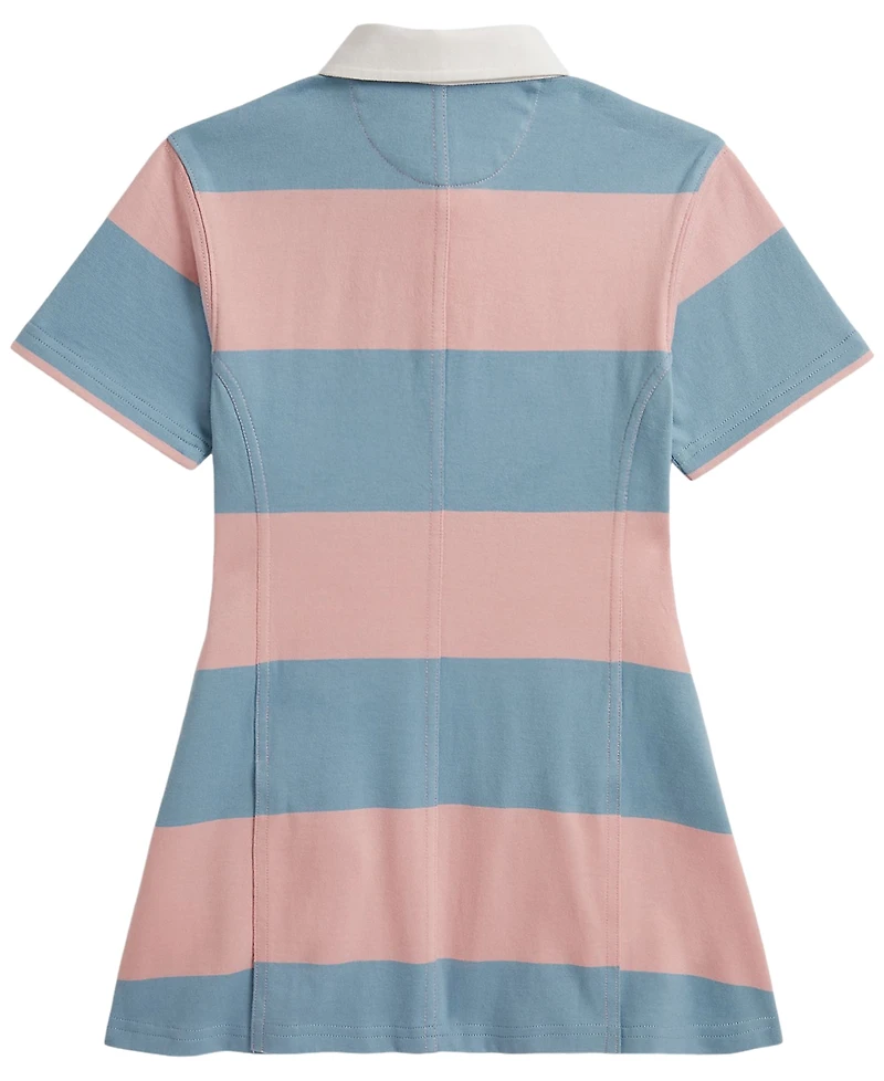 Polo Ralph Lauren Girls' 2T-6X Short-Sleeve Rugby Dress